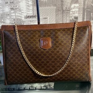 Authentic CELINE Macadam Laptop/Business Bag